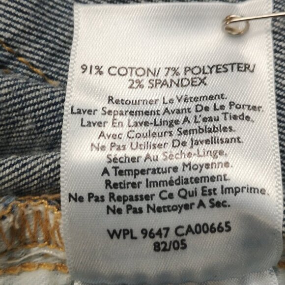 Eddie Bauer Ladies Size 8 Slightly Curvy Straight Legs Medium Wash Jeans - Picture 11 of 15